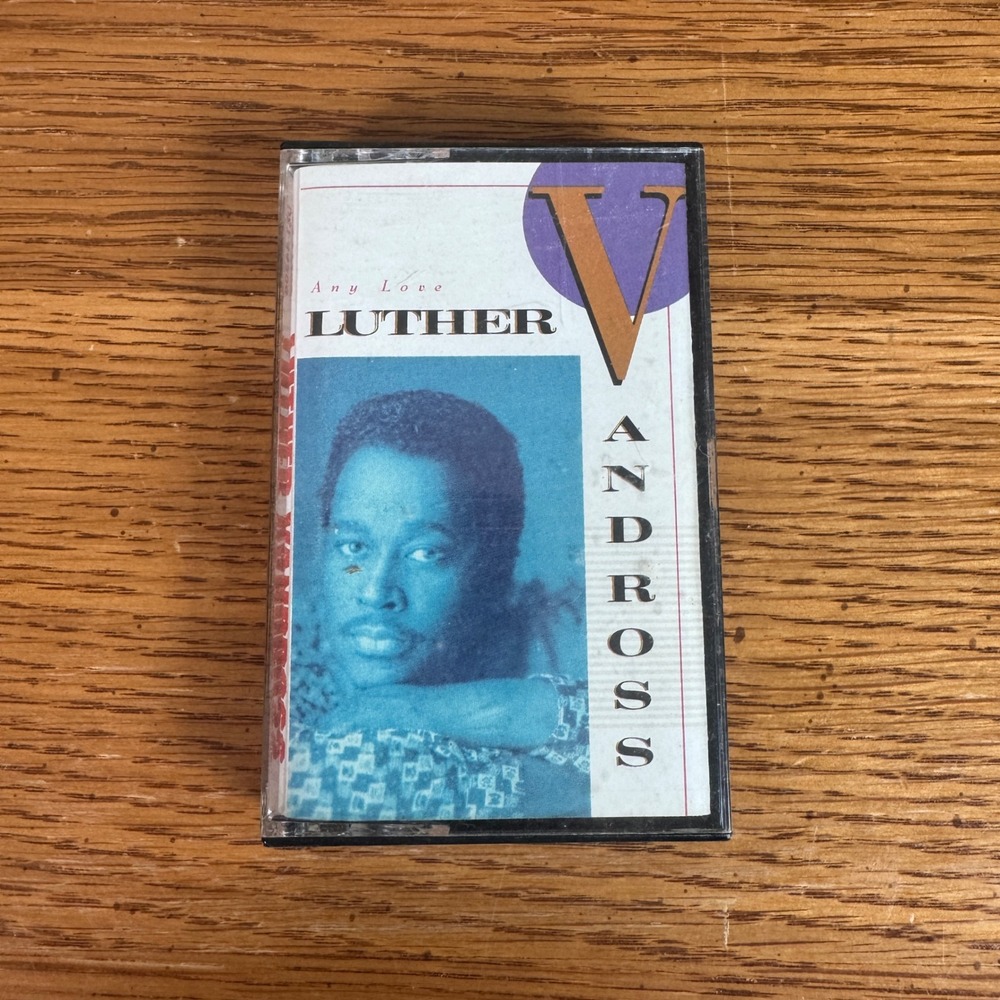 Luther Vandross Any Love Cassette Tape 1988 Epic OET 44308 Soul R&B Music